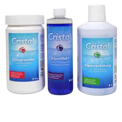 Cristal set wasserpflege chlor - set,