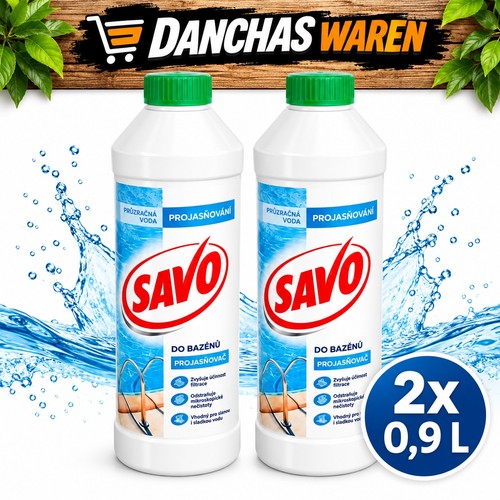 Savo pool klarmacher - 2x,