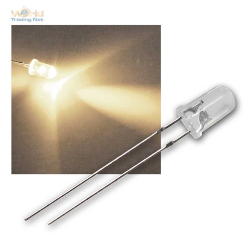 Leds 5mm wasser klar - 12,