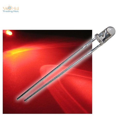 Leds wasserklar rot - 25, typ