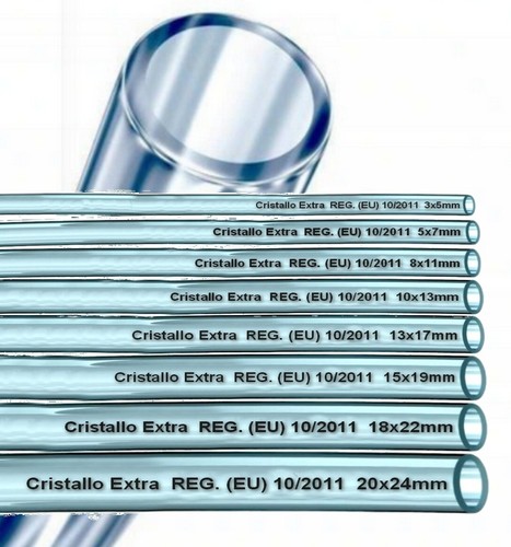 Schlauch klar meterware - klar, pvc