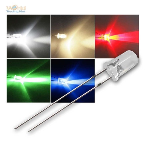 Leds 5mm wasser - 12, wasser-klar